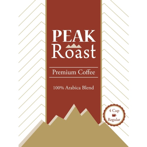 Diplomat Peak Roast 4-Cup Soft Pod Coffee, Regular